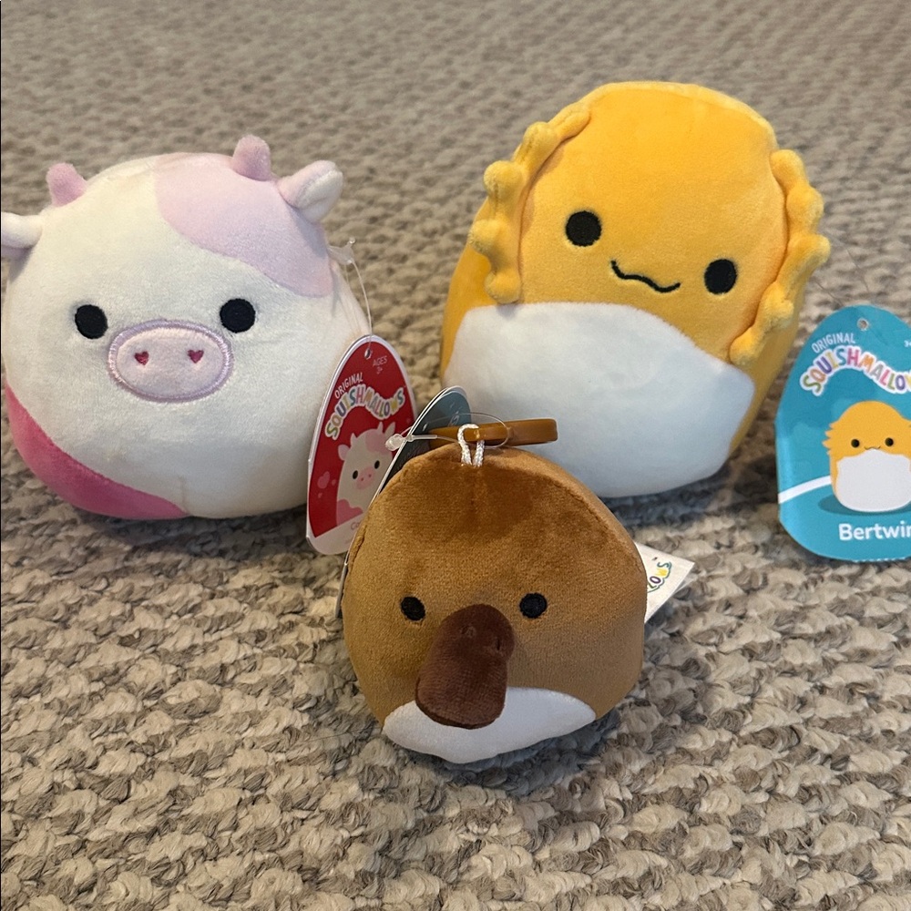 Squishmallows -set of 3